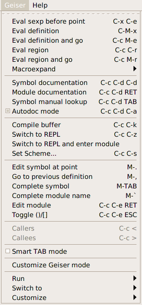 geiser-mode